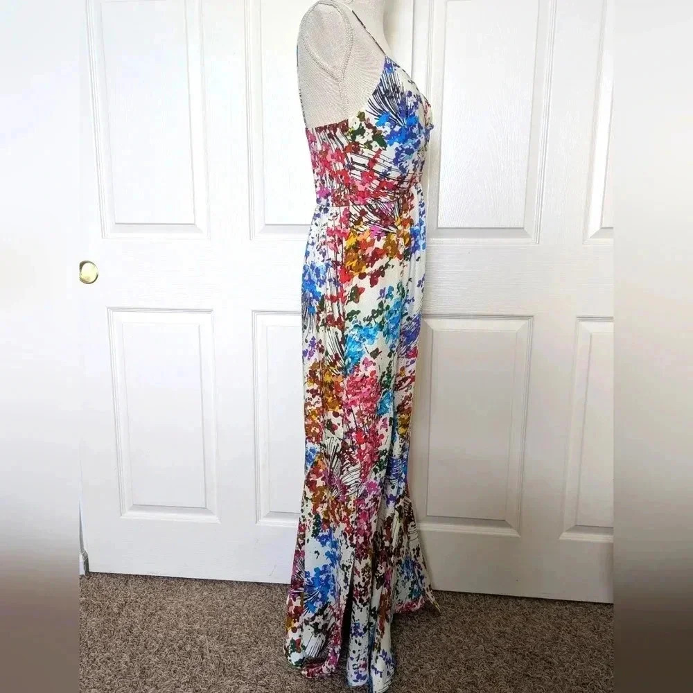 Ali Rio Mermaid Multi-color Floral Maxi Dress by Anthropologie - Picture 5 of 12
